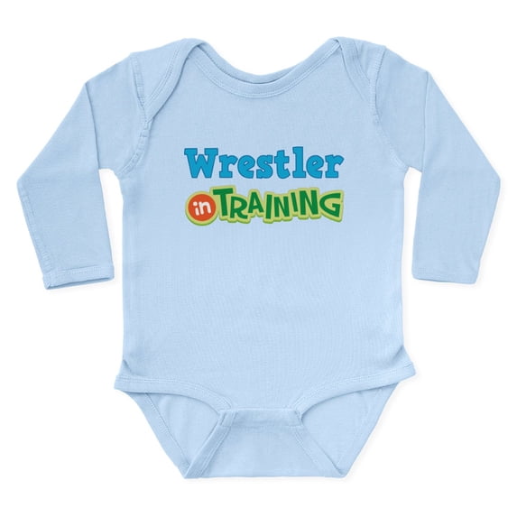 CafePress - Wrestler In Training Body Suit - Long Sleeve Cotton Baby Bodysuit