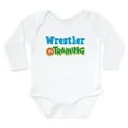 thumbnail image 1 of CafePress - Wrestler In Training Body Suit - Long Sleeve Cotton Baby Bodysuit, 1 of 4