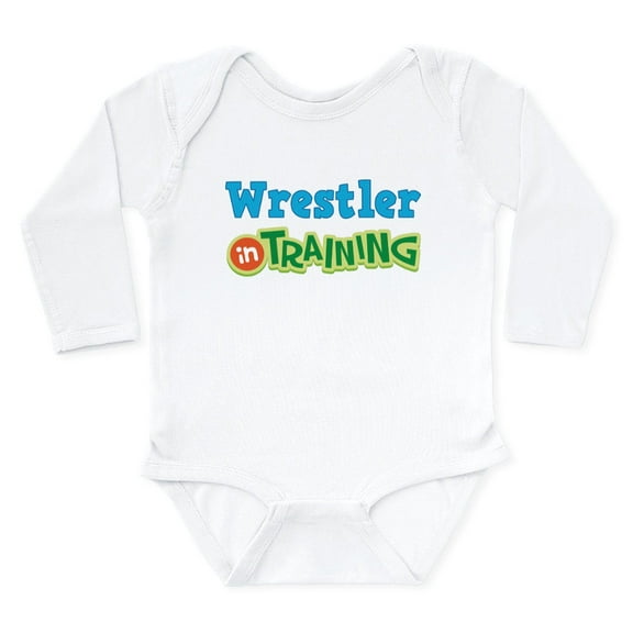 CafePress - Wrestler In Training Body Suit - Long Sleeve Cotton Baby Bodysuit