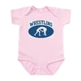thumbnail image 1 of CafePress - Wrestling (Blue Circle) Infant Bodysuit - Baby Light Bodysuit, Size Newborn - 24 Months, 1 of 4