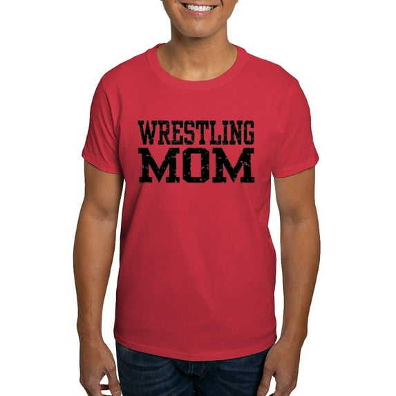 CafePress - Wrestling Mom Dark T Shirt - Men's Classic Graphic Cotton T-Shirt