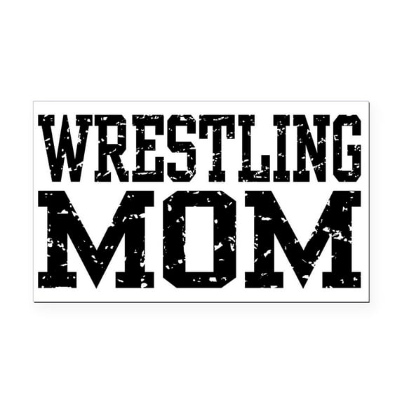 CafePress - Wrestling Mom - Rectangle Car Magnet