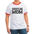 thumbnail image 1 of CafePress - Wrestling Mom Ringer T - 100% Cotton Ringed T-Shirt, 1 of 4