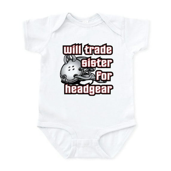 CafePress - Wrestling Trade Sister For Headgear Body Suit - Baby Light Bodysuit, Size Newborn - 24 Months
