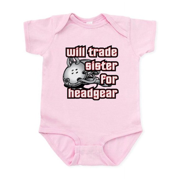 CafePress - Wrestling Trade Sister For Headgear Body Suit - Baby Light Bodysuit, Size Newborn - 24 Months
