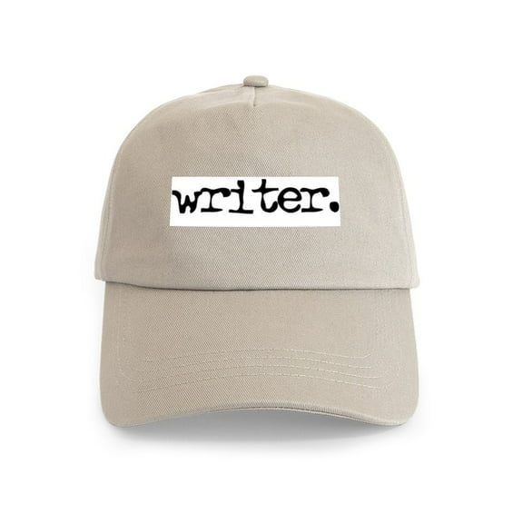 CafePress - Writer. Cap - Adjustable 100% Brushed Unisex Casual Cotton Baseball Cap, Beige, 1