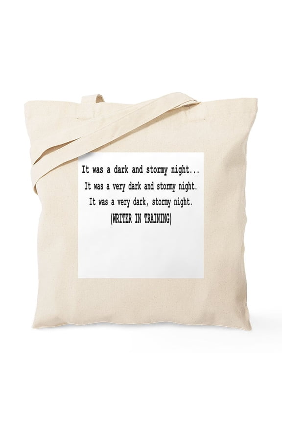 - Writer In Training Writer's Tote Bag - Unisex Canvas Tote Bag, Beige, 1-Piece