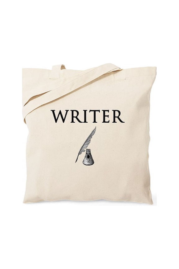 - Writer Tote Bag - Unisex Canvas Tote Bag, Beige, 1-Piece