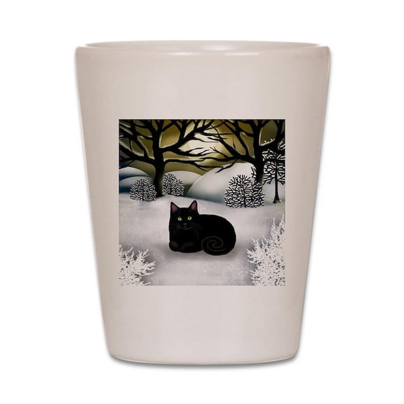 CafePress - Ws Bc - White Shot Glass, Unique and Funny Shot Glass