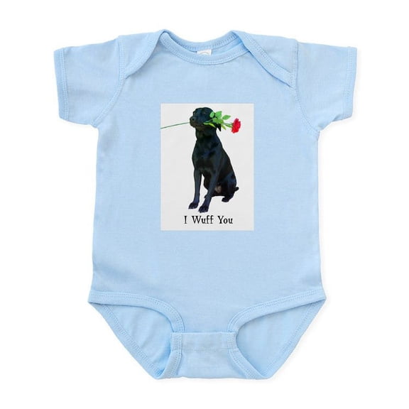 CafePress - Wuff You Infant Bodysuit - Baby Light Bodysuit, Size Newborn - 24 Months