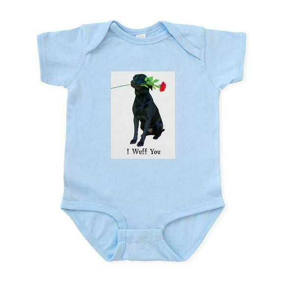 CafePress - Wuff You Infant Bodysuit - Baby Light Bodysuit, Size Newborn - 24 Months