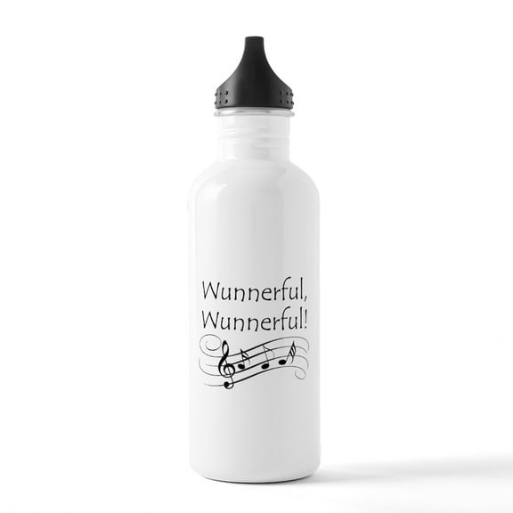 CafePress - Wunnerful Stainless Water Bottle 1 - Stainless Steel Water Bottle, Sports Bottle, 1.0L