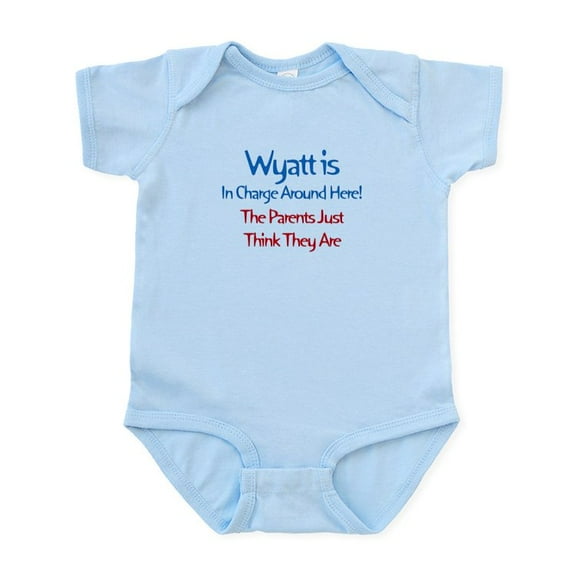 CafePress - Wyatt Is In Charge Infant Bodysuit - Baby Light Bodysuit, Size Newborn - 24 Months