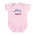 thumbnail image 1 of CafePress - Wyatt Is In Charge Infant Bodysuit - Baby Light Bodysuit, Size Newborn - 24 Months, 1 of 4
