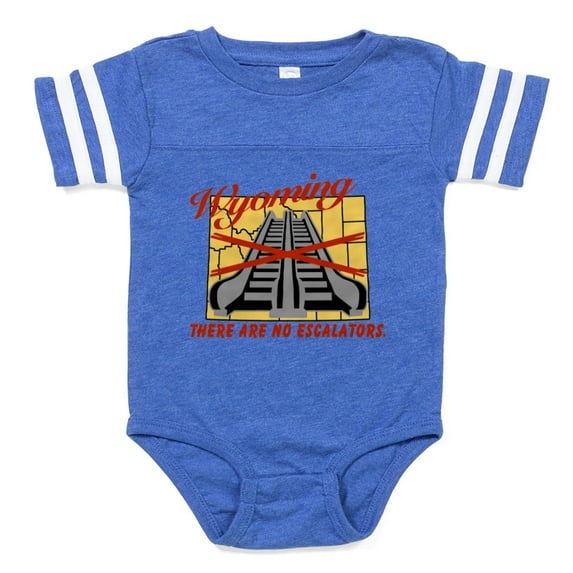 CafePress - Wyomin Escalator - Cute Infant Baby Football Bodysuit