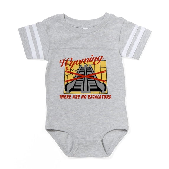 CafePress - Wyomin Escalator - Cute Infant Baby Football Bodysuit