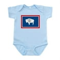 thumbnail image 1 of CafePress - Wyoming Flag Infant Creeper - Baby Light Bodysuit, Size Newborn - 24 Months, 1 of 4