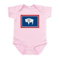 thumbnail image 1 of CafePress - Wyoming Flag Infant Creeper - Baby Light Bodysuit, Size Newborn - 24 Months, 1 of 4