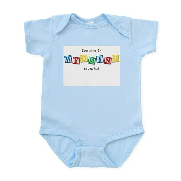 CafePress - Wyoming Infant Bodysuit - Baby Light Bodysuit, Size Newborn - 24 Months