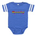thumbnail image 1 of CafePress - Wyoming Rbw Txt - Cute Infant Baby Football Bodysuit, 1 of 3