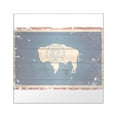 thumbnail image 1 of CafePress - Wyoming State Flag Square Sticker 3 X 3 - Square Sticker 3" x 3", 1 of 1