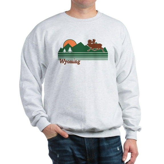CafePress - Wyoming Sweatshirt - Crew Neck Sweatshirt
