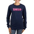 thumbnail image 1 of CafePress - XOXO Women's Long Sleeve Dark T Shirt - Women's Long Sleeve Graphic Tee Casual Fit, 1 of 4