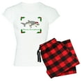 thumbnail image 1 of CafePress - Xmas Whale Shark Pajamas - Women's Short Sleeve Print T-Shirt and Pants Light Cotton Pajama Set, 1 of 7