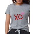 thumbnail image 1 of CafePress - Xo Hearts (Red) For Friends & Valentine's Day Wome - Womens Tri-blend T-Shirt, 1 of 1