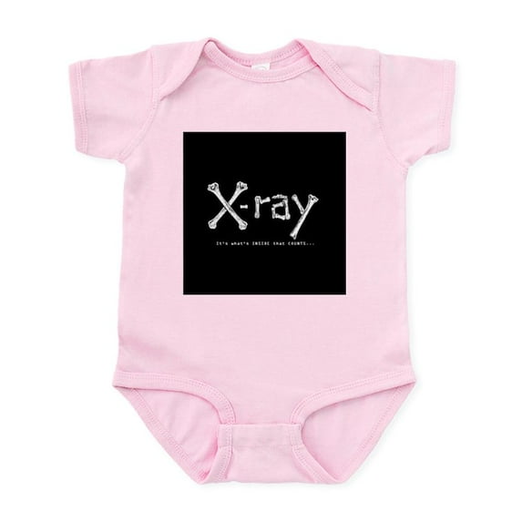 CafePress - Xray Square Body Suit - Baby Light Bodysuit, Size Newborn - 24 Months