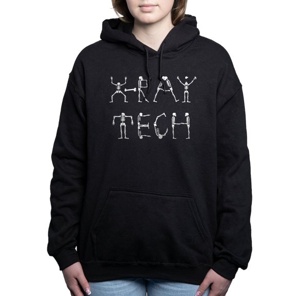CafePress - Xray Tech Skeleton White - Pullover Hoodie, Classic & Comfortable Hooded Sweatshirt