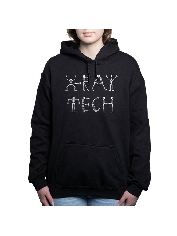- Xray Tech Skeleton White - Pullover Hoodie, Classic & Comfortable Hooded Sweatshirt