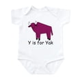 thumbnail image 1 of CafePress - Y Is For Yak Infant Bodysuit - Baby Light Bodysuit, Size Newborn - 24 Months, 1 of 4