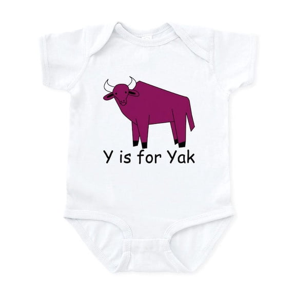 CafePress - Y Is For Yak Infant Bodysuit - Baby Light Bodysuit, Size Newborn - 24 Months