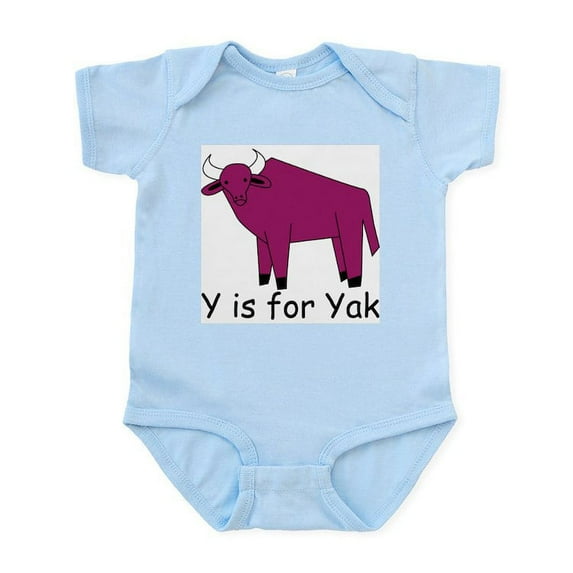 CafePress - Y Is For Yak Infant Bodysuit - Baby Light Bodysuit, Size Newborn - 24 Months