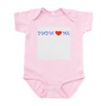 thumbnail image 1 of CafePress - YIAYIA LOVES ME Infant Bodysuit - Baby Light Bodysuit, Size Newborn - 24 Months, 1 of 4