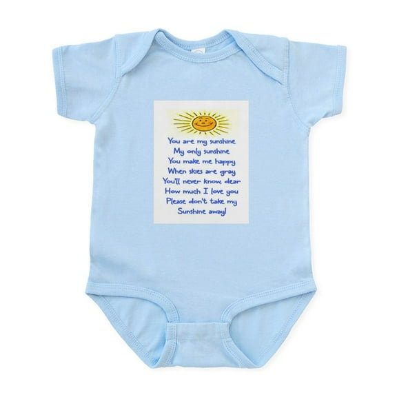 CafePress - YOU ARE MY SUNSHINE Infant Bodysuit - Baby Light Bodysuit, Size Newborn - 24 Months