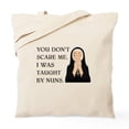 thumbnail image 1 of CafePress - YOU DON't SCARE ME Tote Bag - Unisex Canvas Tote Bag, Beige, 1-Piece, 1 of 6