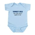 thumbnail image 1 of CafePress - YOUNGEST CHILD Body Suit - Baby Light Bodysuit, Size Newborn - 24 Months, 1 of 4