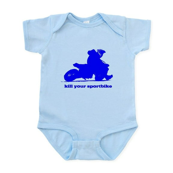 CafePress - Yamaha Blue Kill Your Sportbi Infant Bodysuit - Baby Light Bodysuit, Size Newborn - 24 Months
