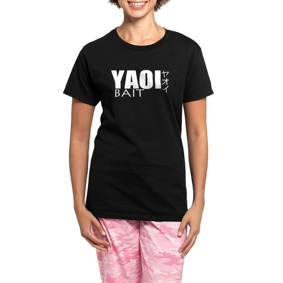 CafePress - Yaoibait T Shirt Women's Dark Pajamas - Women's Short Sleeve Print T-Shirt and Pants Dark Cotton Pajama Set