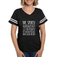 thumbnail image 1 of CafePress - Yay Sports! T Shirt - Womens Football Shirt, 1 of 4