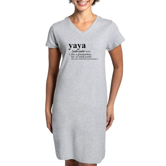 CafePress - Yaya Like A Grandmother But Cooler T Shirt - Women's Nightshirt