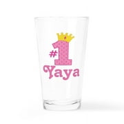 CafePress - Yaya (Number One) - Pint Glass, Drinking Glass, 16 oz. CafePress