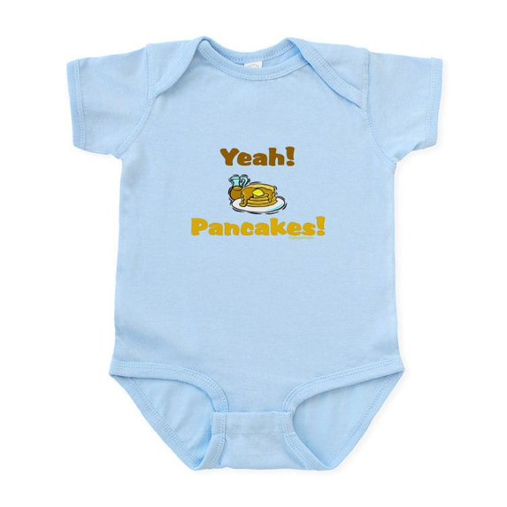 CafePress - Yeah! Pancakes! Infant Bodysuit - Baby Light Bodysuit, Size Newborn - 24 Months
