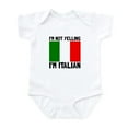 thumbnail image 1 of CafePress - Yelling Italian Body Suit - Baby Light Bodysuit, Size Newborn - 24 Months, 1 of 4