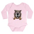 thumbnail image 1 of CafePress - Yellow Bellied Marmot Long Sleeve Infant Bodysuit - Long Sleeve Cotton Baby Bodysuit, 1 of 4