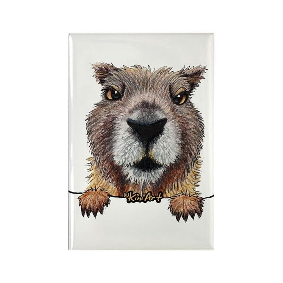 CafePress - Yellow Bellied Marmot - Rectangle Magnet, 2"x3" Refrigerator Magnet