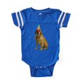 thumbnail image 1 of CafePress - Yellow Lab Birthday - Cute Infant Baby Football Bodysuit, 1 of 3