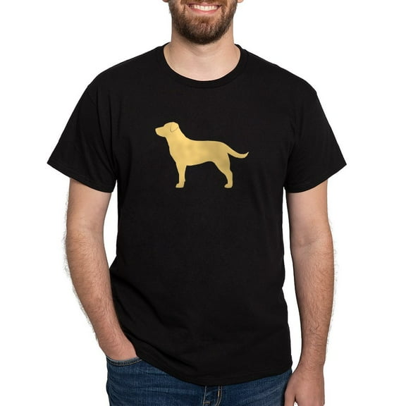 CafePress - Yellow Lab Dark T Shirt - Men's Classic Graphic Cotton T-Shirt